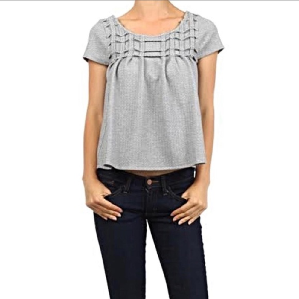 FREEWAY BABYDOLL TEXTURED‎ SHIRT